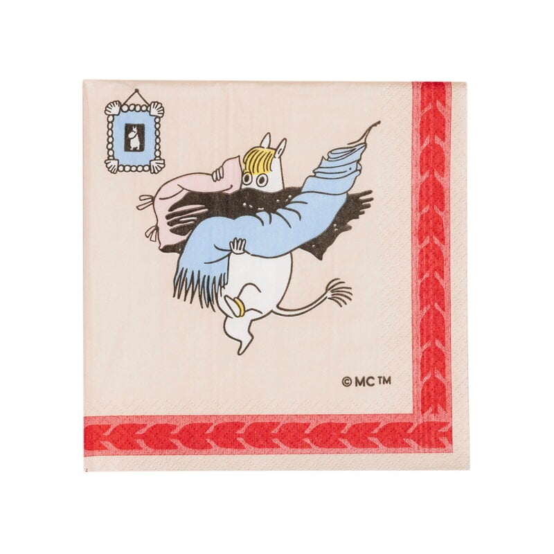 Moomin Arabia Serviette en papier Moomin, 33 cm, 20 pcs, Holiday Rush, image extra