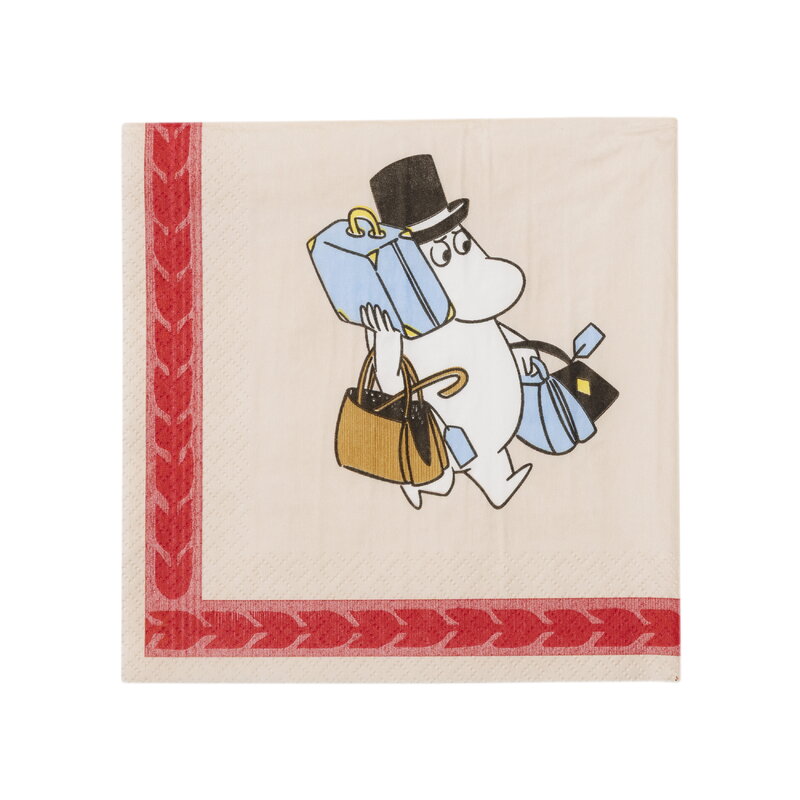 Moomin Arabia Serviette en papier Moomin, 33 cm, 20 pcs, Holiday Rush, image extra