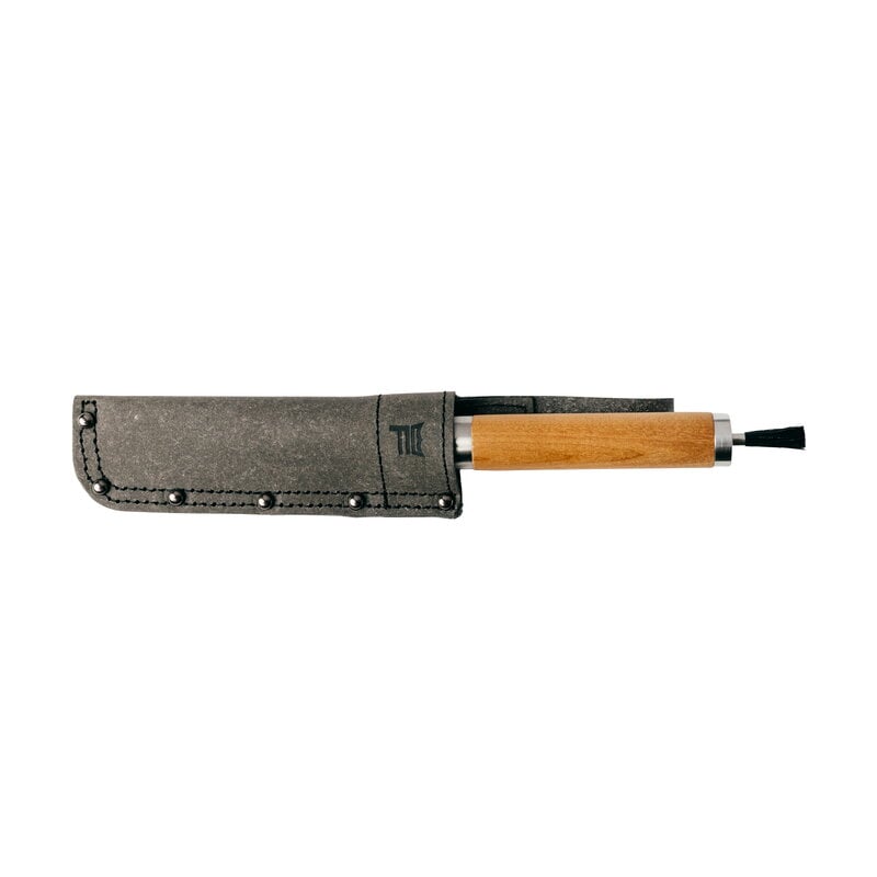 Fiskars LAB Fiskars LAB cuchillo para setas con cepillo, marrón, imagen extra