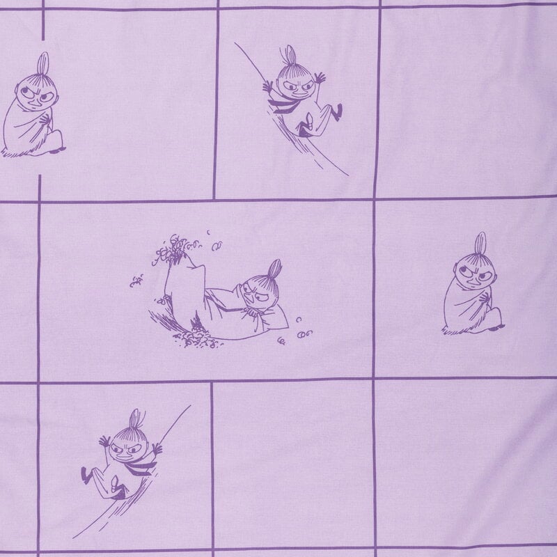Moomin Arabia Moomin bedset, 150 x 210 cm, Little My lilac, view 3