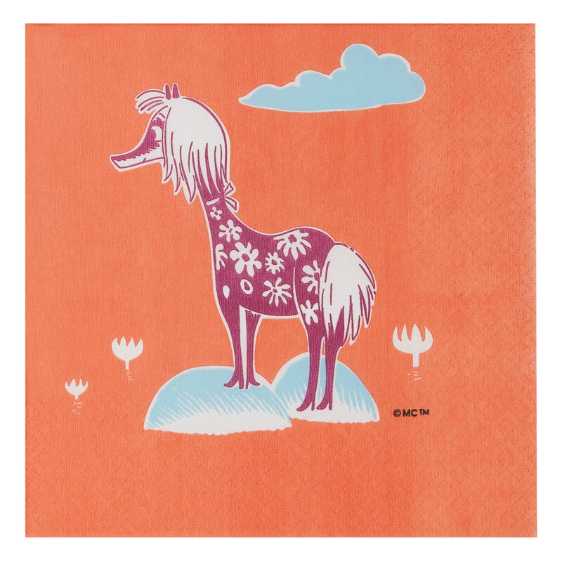 Moomin Arabia Moomin tovagliolo di carta, 33 cm, 20 pz, Under the Umbrella, vista 3