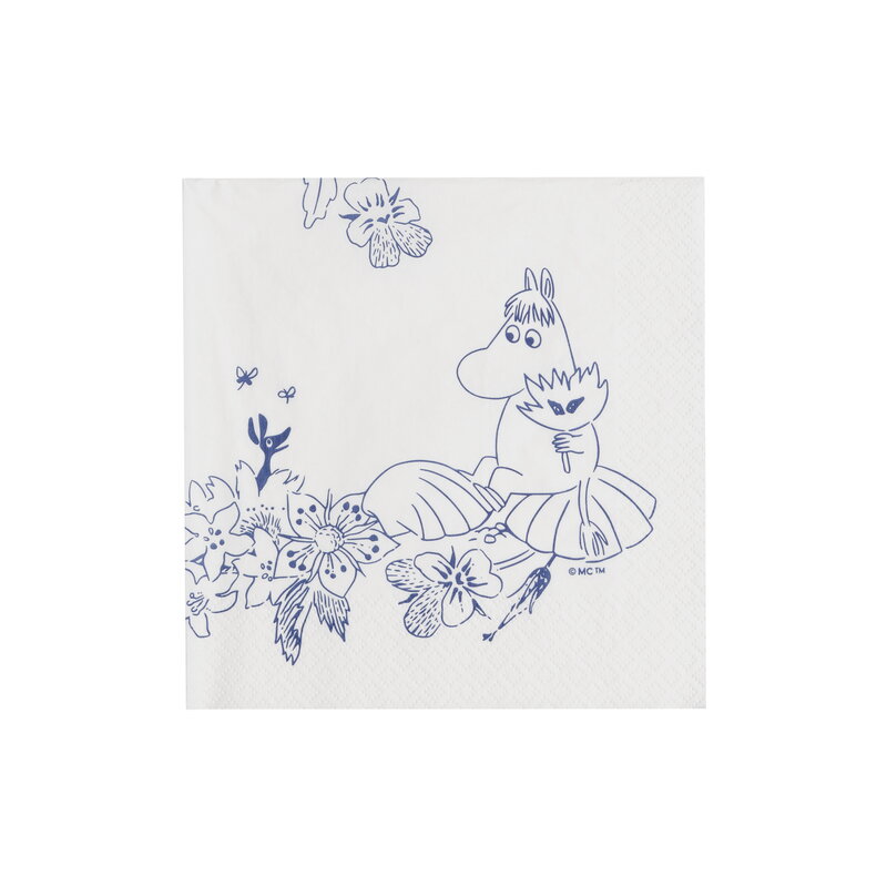 Moomin Arabia Moomin tovagliolo di carta, 33 cm, 20 pz, Haru, vista 3