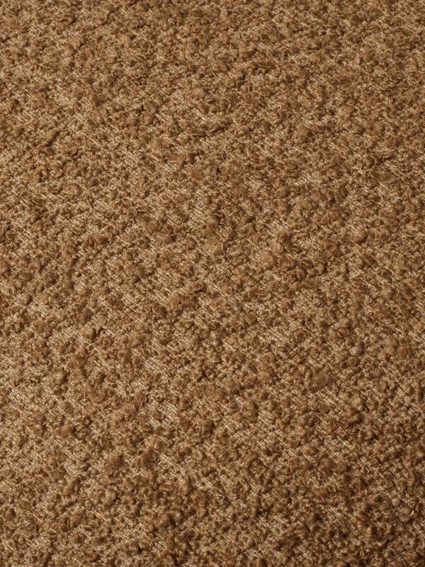 Ferm Living Orbo Lounge-Sessel, tan Raw Bouclé, extrabild