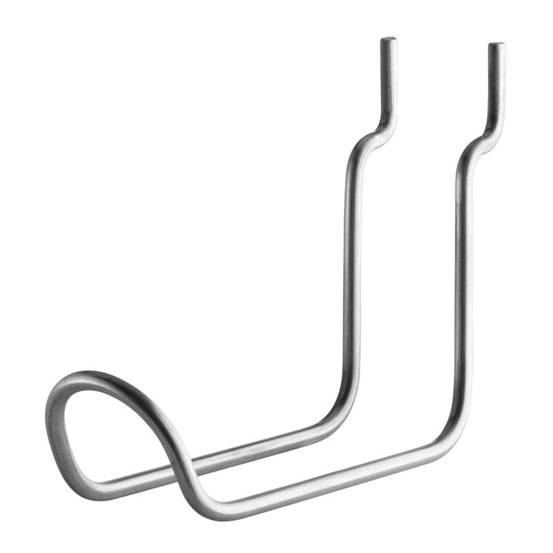 String Furniture String Outdoor vertical double hooks, 2 pcs, stainless steel, extra image