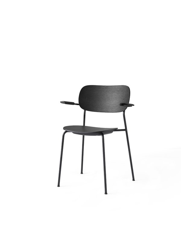 Co Chair with armrests, black oak | Finnish Design Shop
