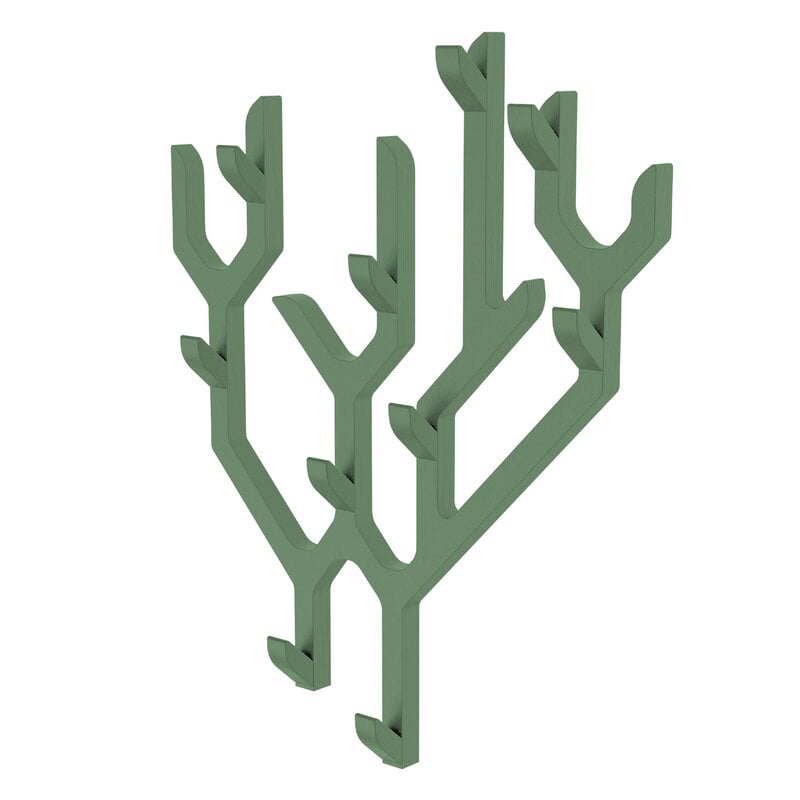 Hartô Ambroise wall coat rack, sage green, extra image