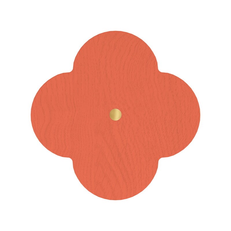 Hartô Andree coat hook, L, spiced coral, view 3