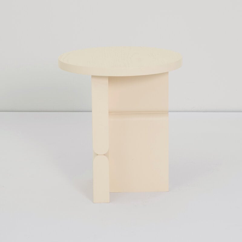 Nobodinoz Noon stool/side table, ivory, view 4