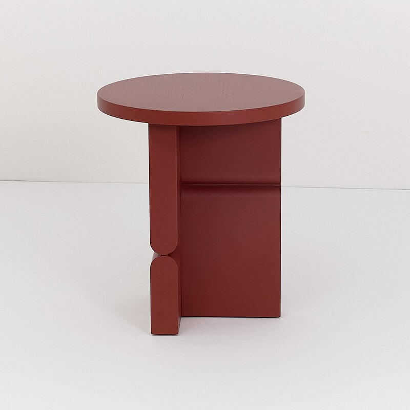 Nobodinoz Noon stool/side table, burnt red, view 5