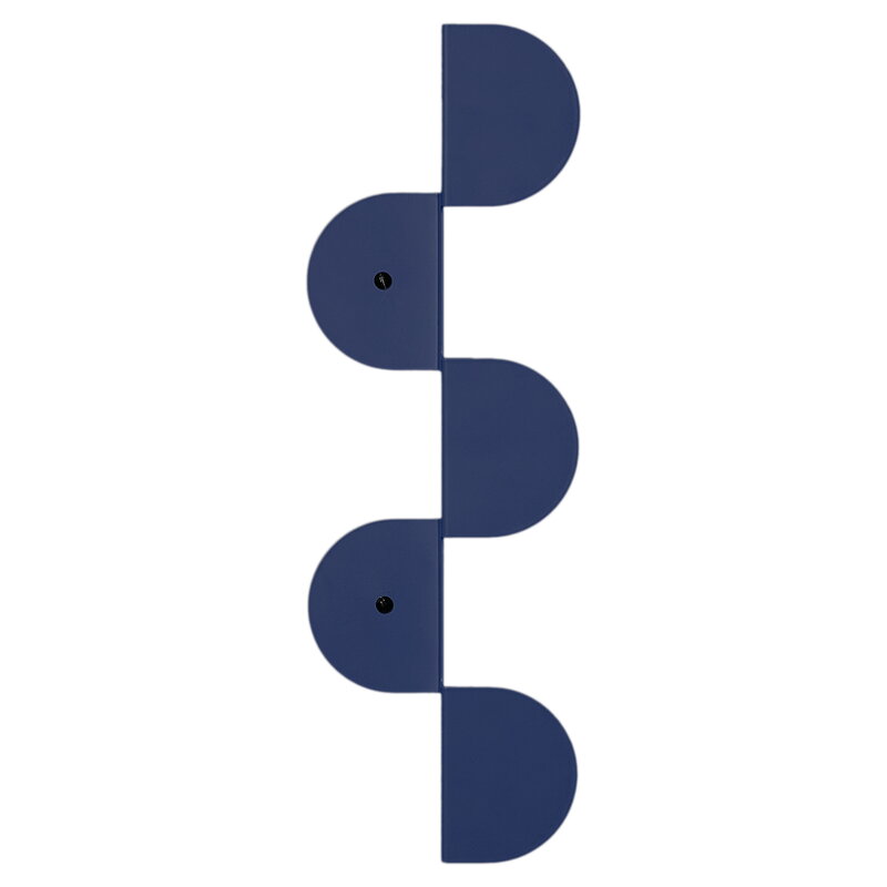 Nobodinoz Wall coat rack, 37 cm,  night blue steel, view 4