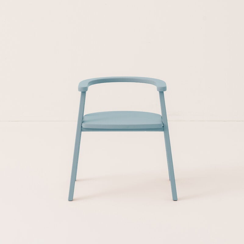 Nobodinoz Growing Green kids' chair, Baltic blue, view 2