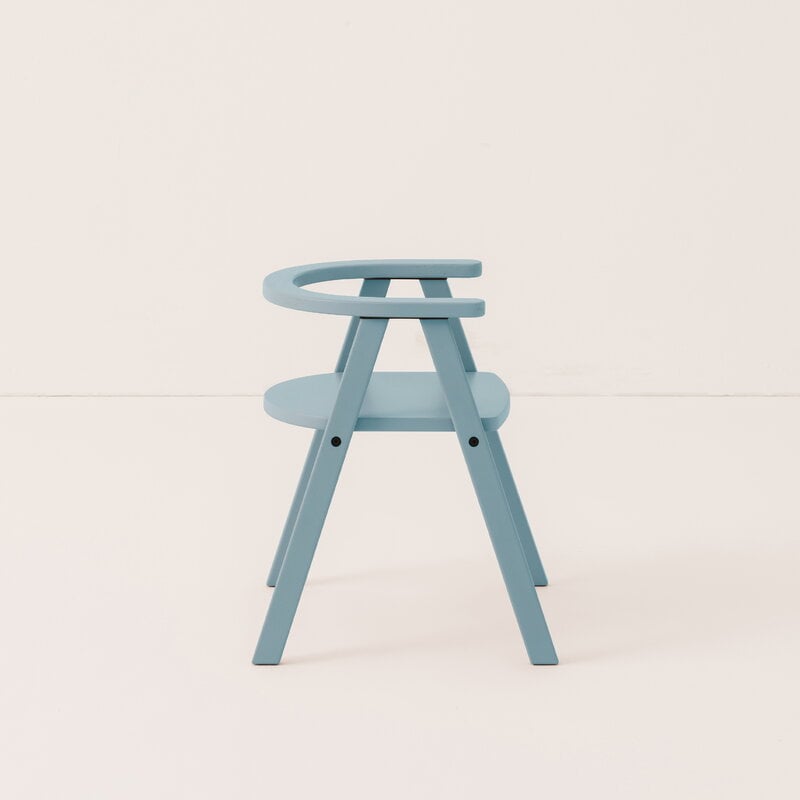Nobodinoz Growing Green kids' chair, Baltic blue, view 5