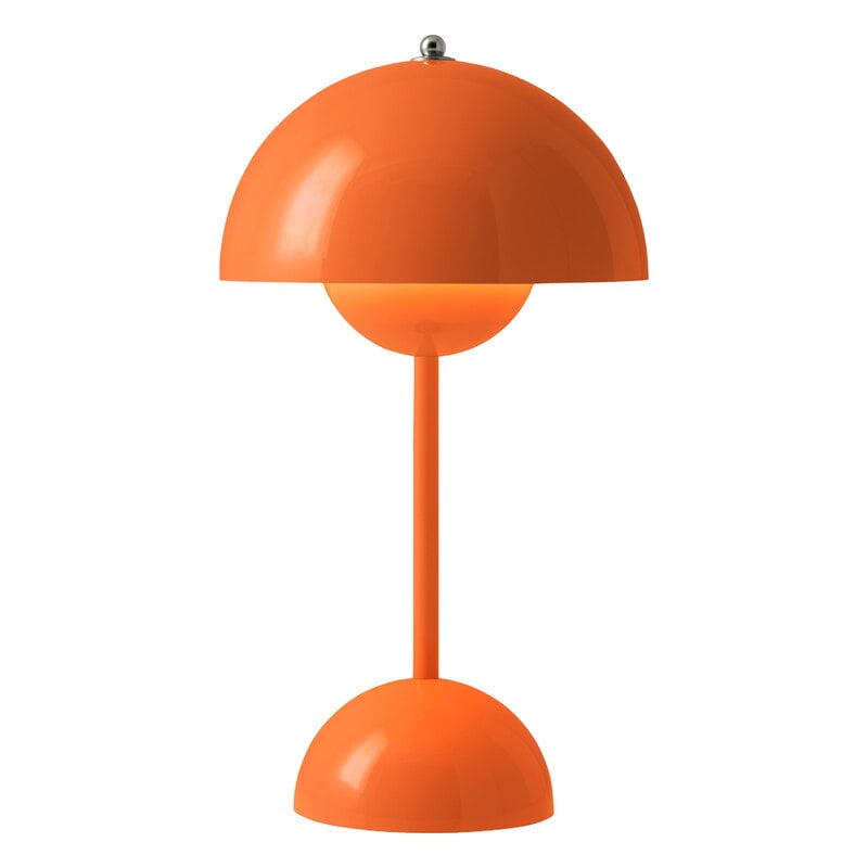 &Tradition Flowerpot VP9 portable table lamp, zesty orange