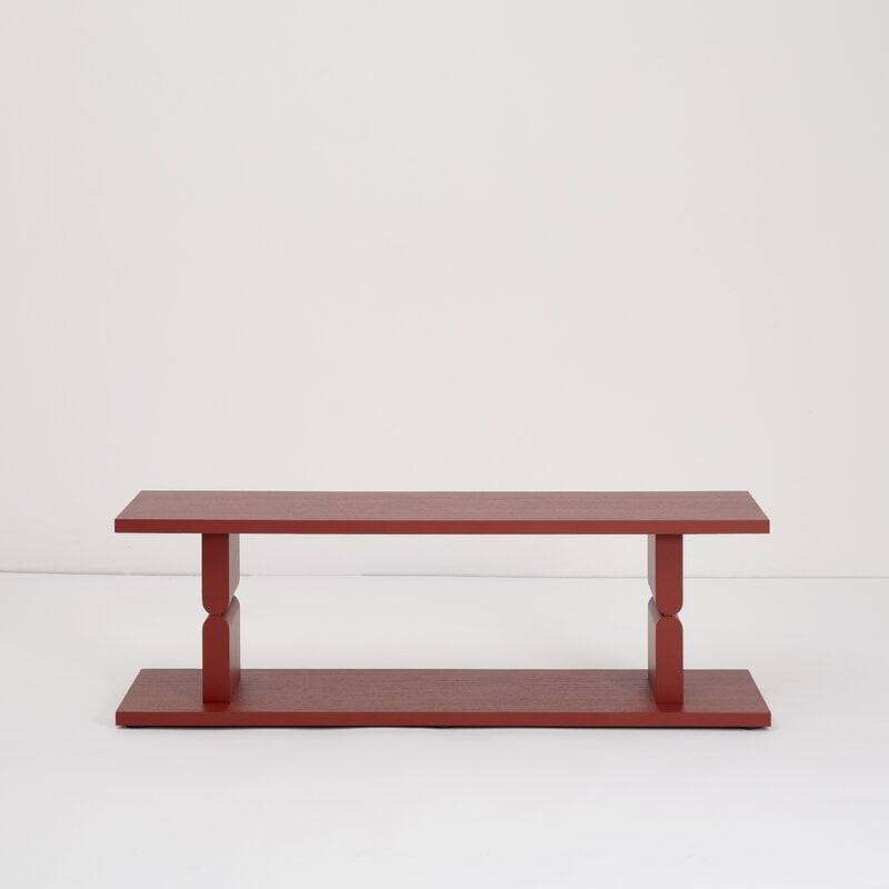 Nobodinoz Noon bookshelf, burnt red, view 4