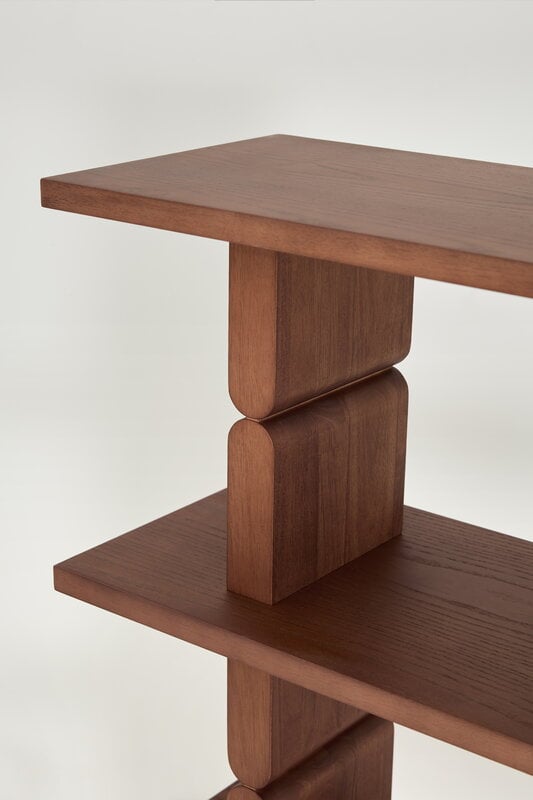 Nobodinoz Noon bookshelf, stained brown, view 5