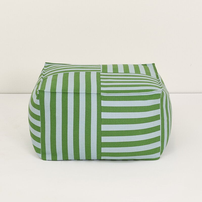 Nobodinoz Otto rahi, 55 x 55 cm, green blue stripes, näkymä 6