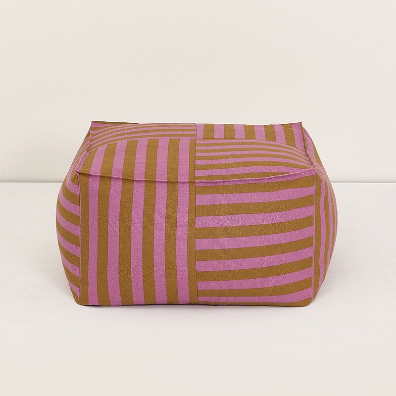 Nobodinoz Otto rahi, 55 x 55 cm, pink curry stripes, näkymä 3