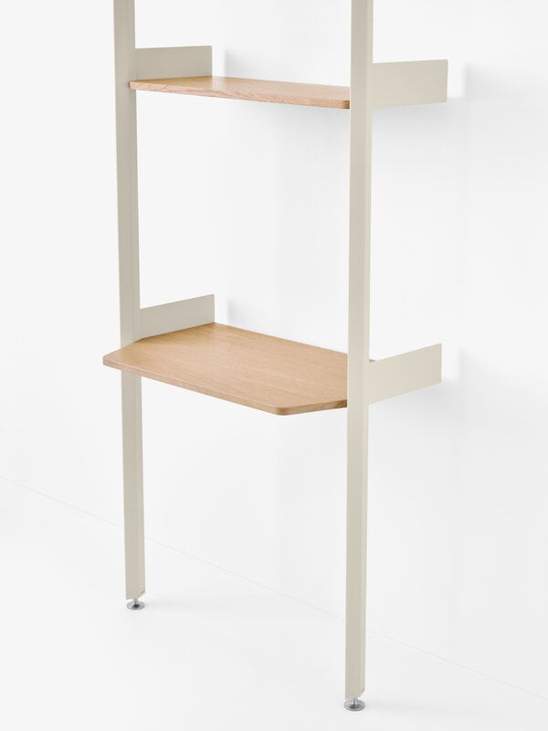 &Tradition Rombe IF2 shelf with desk, alabaster - oak, view 4