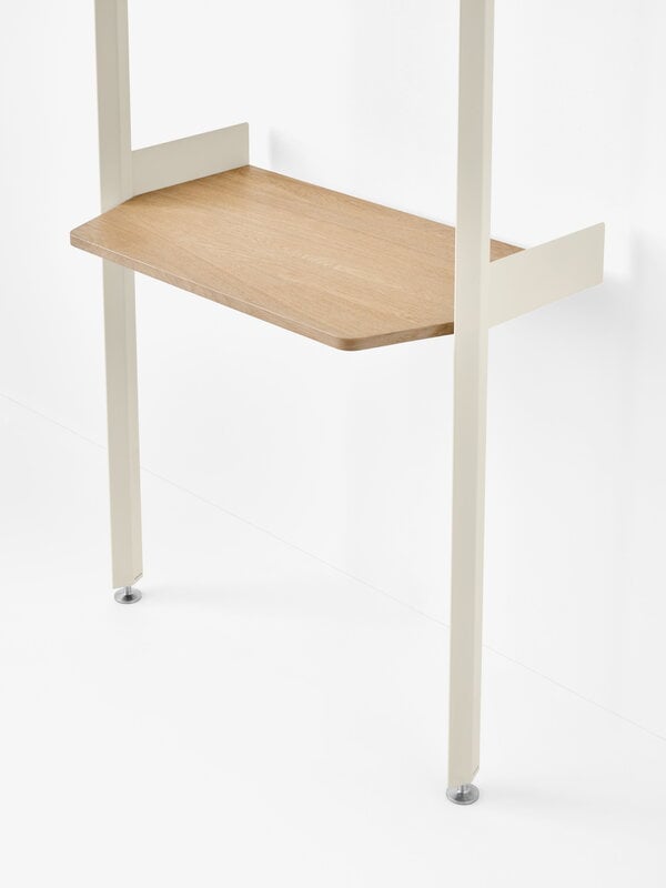 &Tradition Rombe IF2 shelf with desk, alabaster - oak, view 3