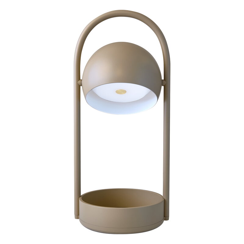 Frandsen Ball portable table lamp, sand grey, extra image