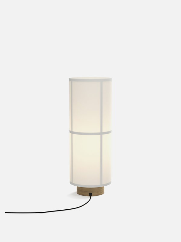 Hashira Table Lamp White, Long Horizontal Table Lamp