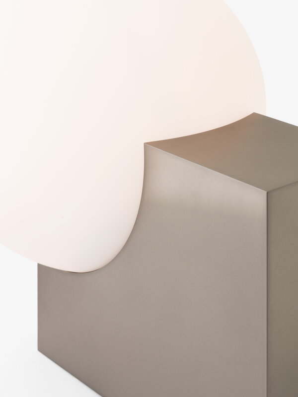 &Tradition Journey SHY4 floor lamp, brushed steel - opal glass, extra image