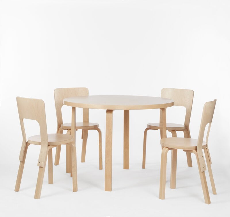 Artek Aalto chair 66, birch | Finnish Design Shop