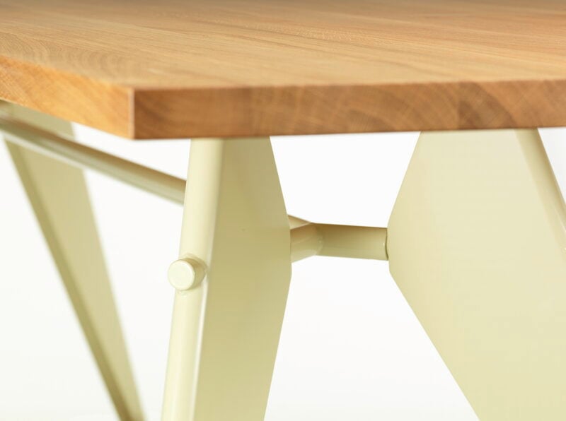 Vitra Em Table 200 x 90 cm, oak - ecru | Finnish Design Shop