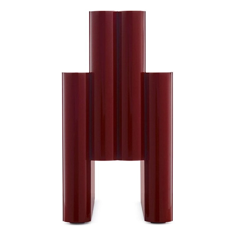Kartell Magazine Rack, burgundy | Finnish Design Shop