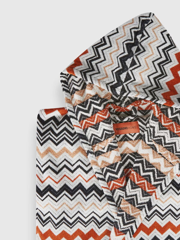 Missoni Home Bernard bata con capucha, 160 negro multicolor, imagen extra