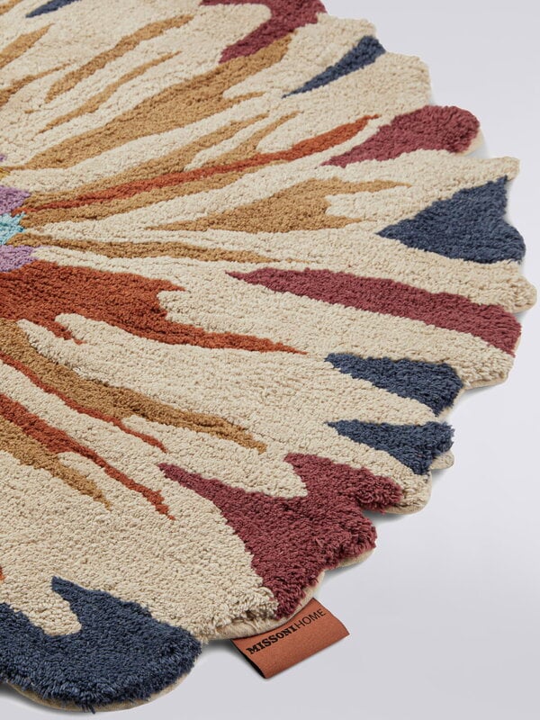 Missoni Home Blandine floral bath mat, 80 cm, 149 violet multicolour, extra image