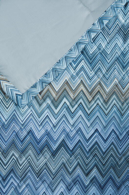Missoni Home John quilt, 260 x 270 cm, 170 turquoise multicolour, view 3
