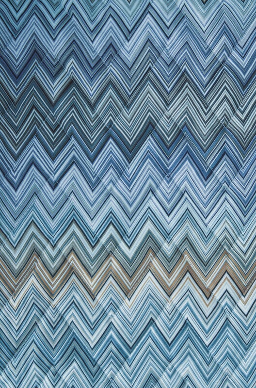 Missoni Home John quilt, 260 x 270 cm, 170 turquoise multicolour, view 2