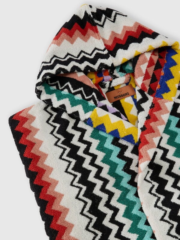 Missoni Home Mejor albornoz con capucha, 100 multicolor, imagen extra