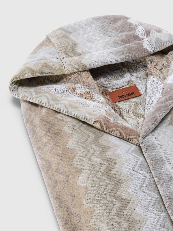 Missoni Home Giacomo albornoz con capucha, 21 natural, imagen extra