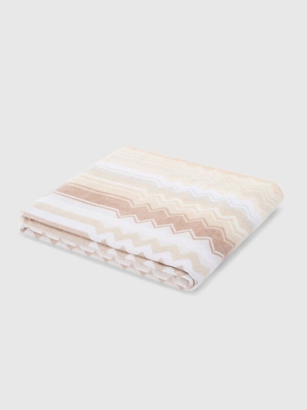 Missoni Home Giacomo bath sheet, 100 x 150 cm, 21 natural, extra image