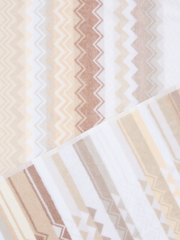 Missoni Home Giacomo bath sheet, 100 x 150 cm, 21 natural, extra image