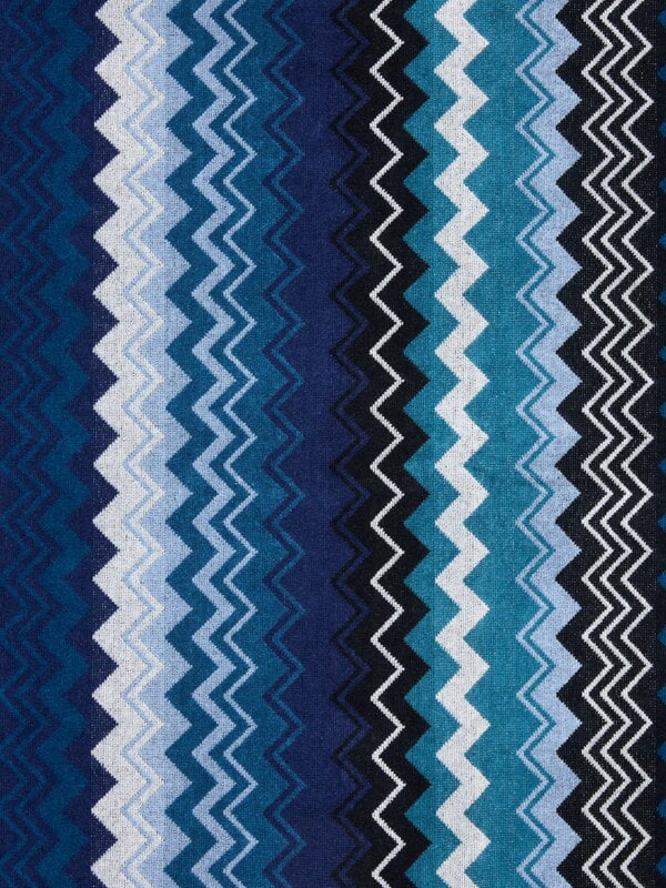 Missoni Home Giacomo bath sheet, 100 x 150 cm, 50 blue, extra image