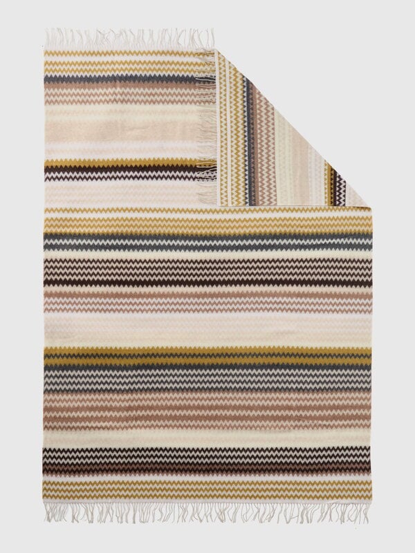 Missoni Home Humbert throw, 130 x 90 cm, 148 beige multicolour, extra image