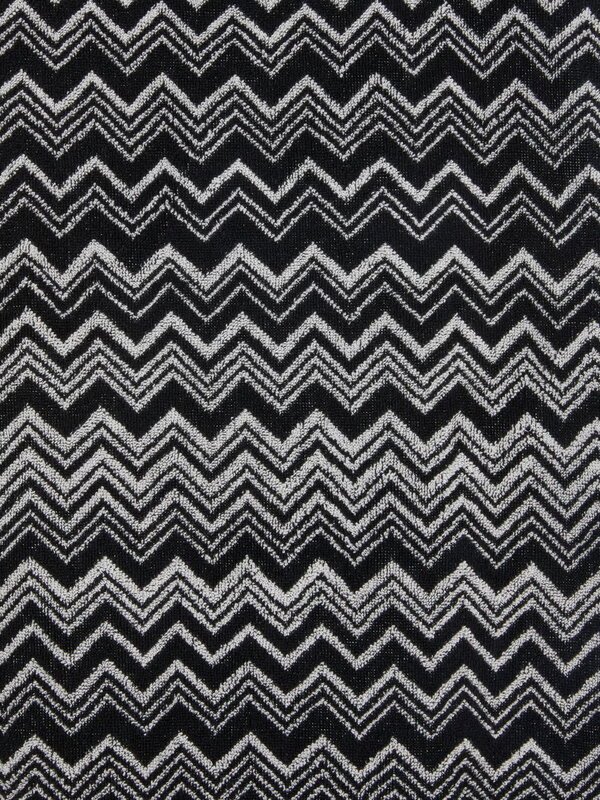 Missoni Home Bata de baño con capucha Keith, 601 negro y blanco, imagen extra