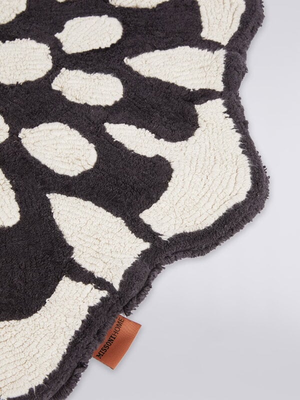 Missoni Home Otil bath mat, 80 cm, 601 black - white, extra image