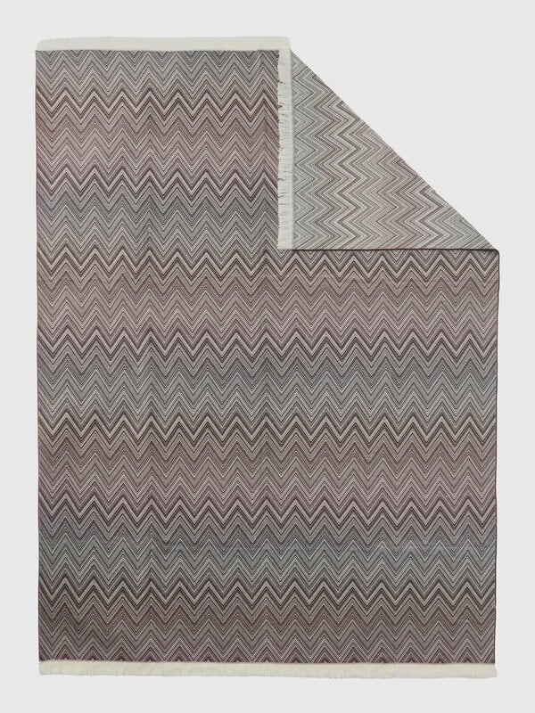 Missoni Home Timmy throw, 30 x 90 cm, 381 brown - white, extra image