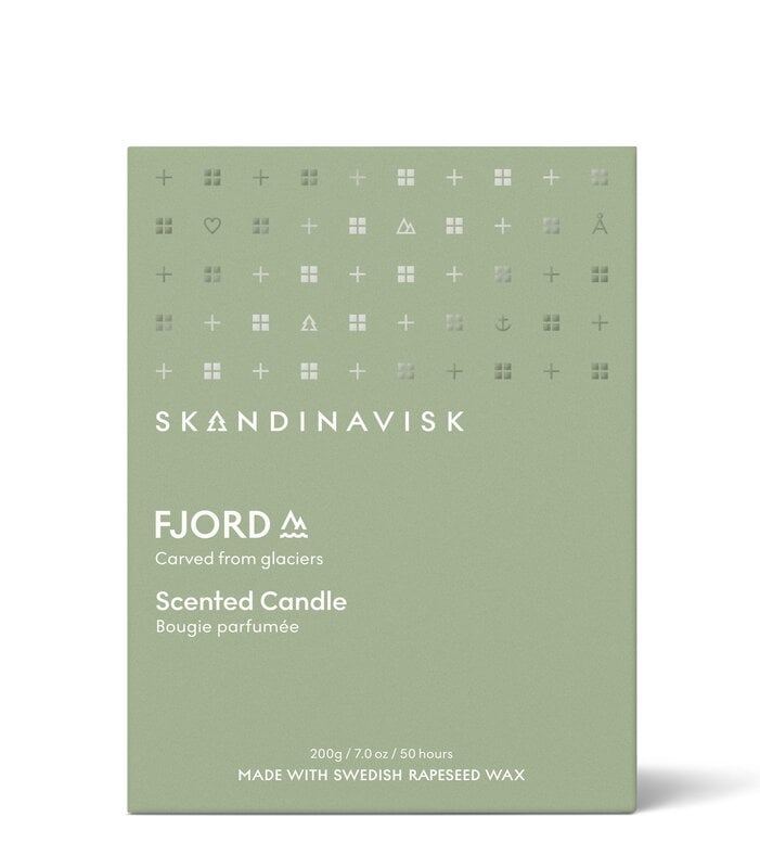 Skandinavisk FJORD doftljus med lock, stort, extrabild