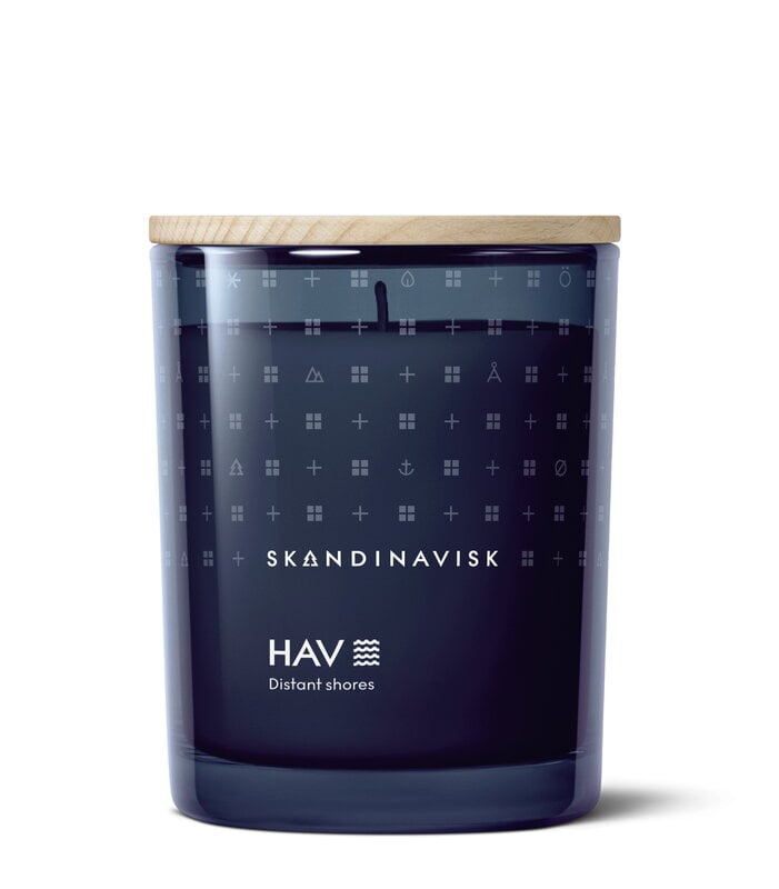 Skandinavisk Scented candle with lid, HAV, large, extra image