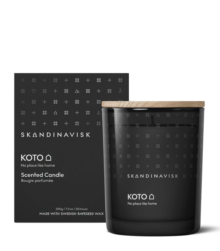 Skandinavisk Scented candle with lid, KOTO, large, extra image