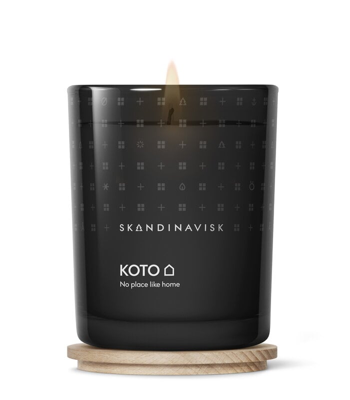 Skandinavisk Scented candle with lid, KOTO, large, extra image