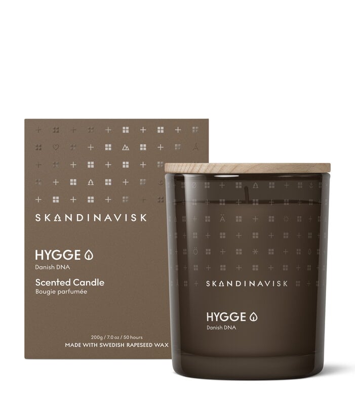 Skandinavisk Scented candle with lid, HYGGE, large, extra image