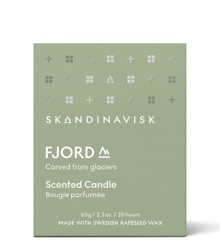 Skandinavisk Candela profumata con coperchio, FJORD, piccola, immagine extra