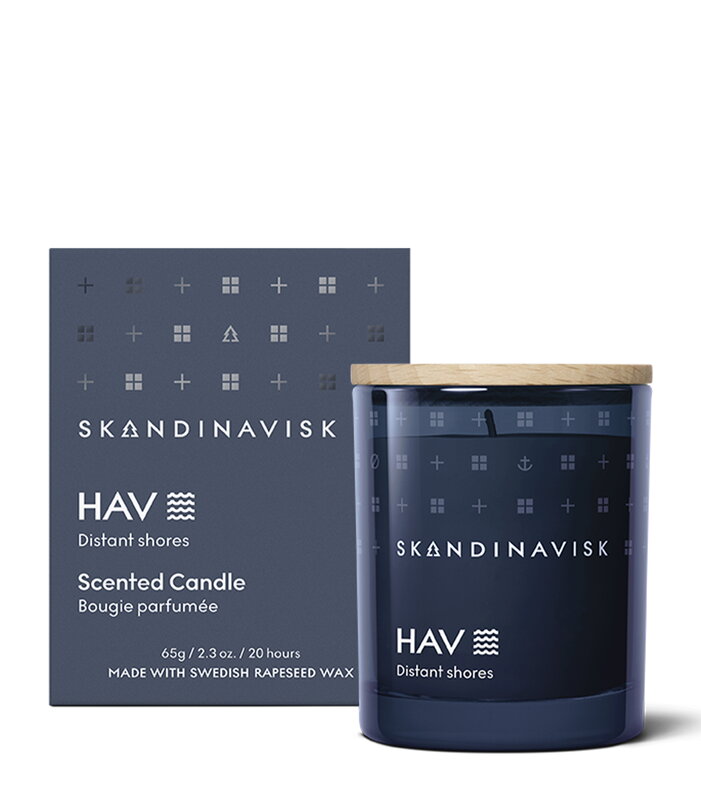 Skandinavisk Candela profumata con coperchio, HAV, piccola, immagine extra
