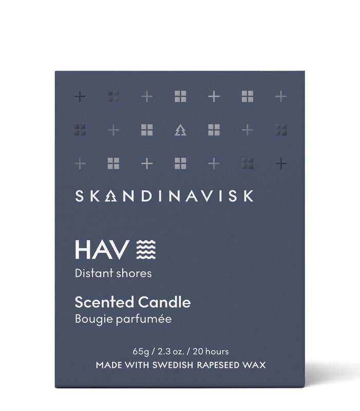 Skandinavisk Candela profumata con coperchio, HAV, piccola, immagine extra